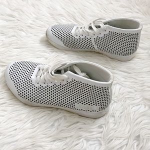 NOBULL White Leather Mids